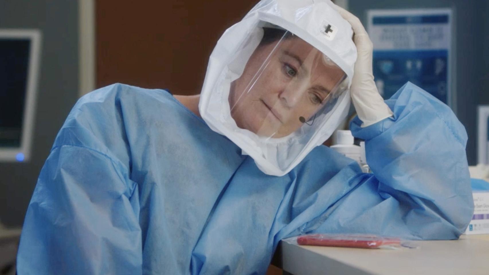 Ellen Pompeo en la T17 de 'Anatomía de Grey'.