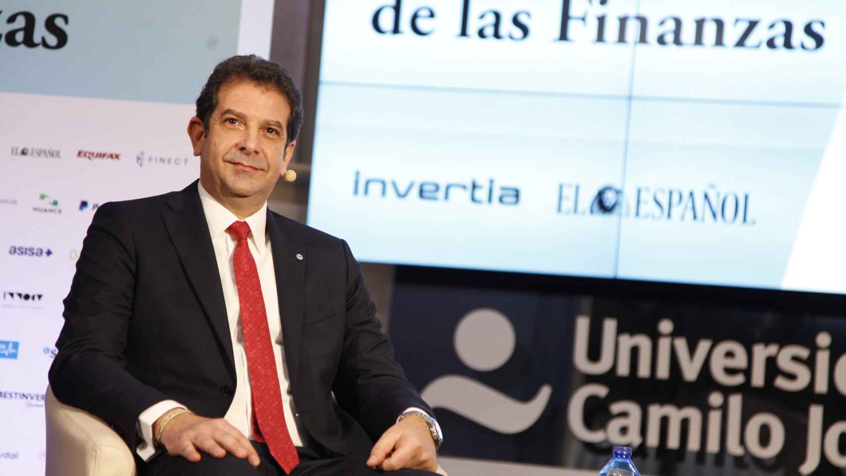 Igor Garzesi, consejero delegado de Banco Mediolanum, durante el Observatorio de las Finanzas de EL ESPAÑOL e Invertia.