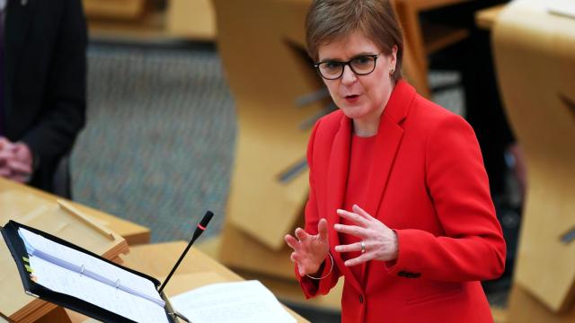 Nicola Sturgeon, ministra principal de Escocia.