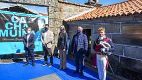Acto de conmemoración del 250 aniversario del nacimiento de Cachamuíña, en Pereiro de Aguiar (Ourense).