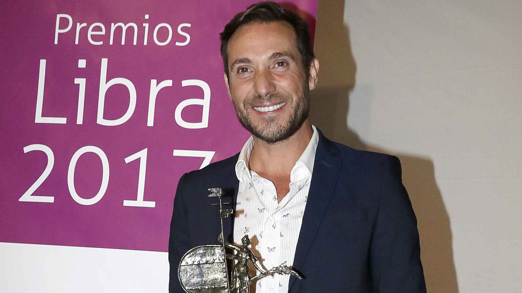 Antonio David, galardonado con el Premio Libra 2017.