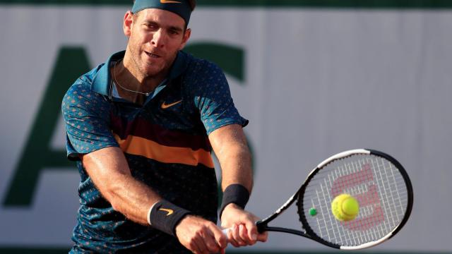 Juan Martin Del Potro, en el torneo de Roland Garros de 2019