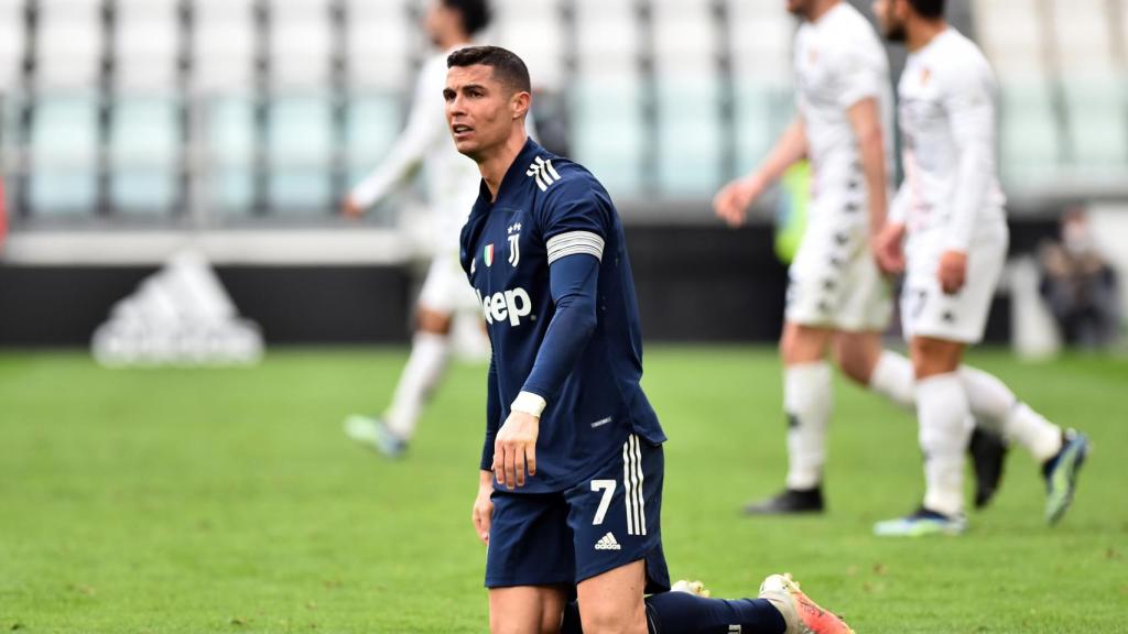 Cristiano Ronaldo, durante un partido con la Juventus