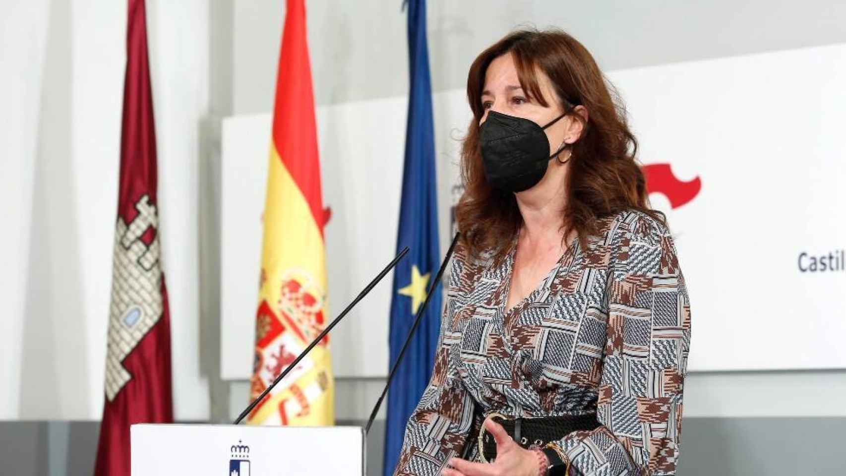 Blanca Fernández, portavoz del Ejecutivo castellano-manchego. Foto: Óscar Huertas