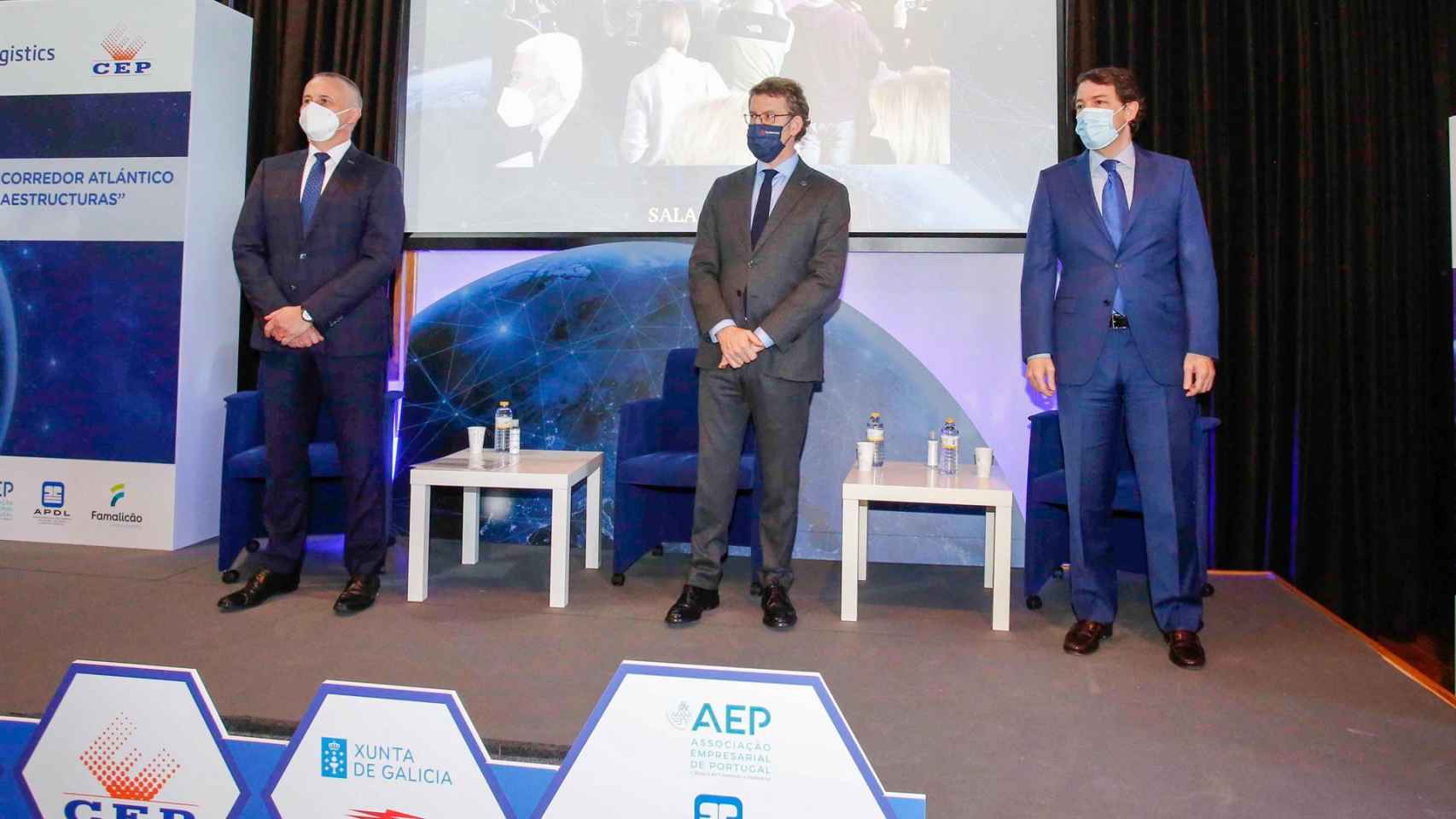 Clausura del I Foro Cologistics en el puerto de Vigo.