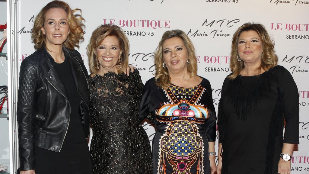 María Teresa Campos, Terelu Campos, Carmen Borrego y Rocío Carrasco.