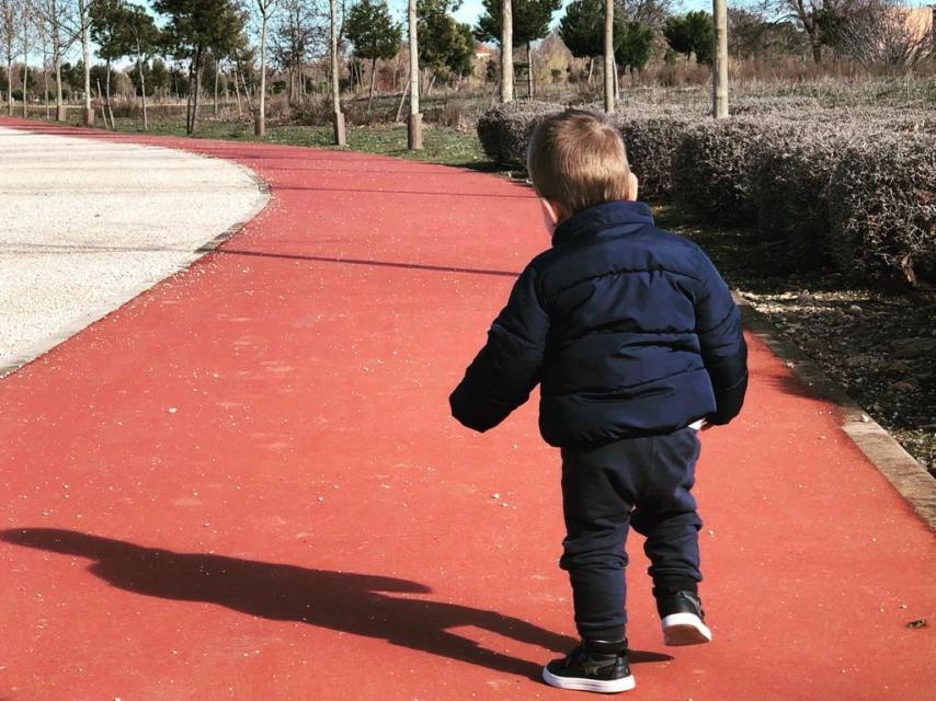 Izan cumplirá dos años en junio y nunca ha conocido a su padre.