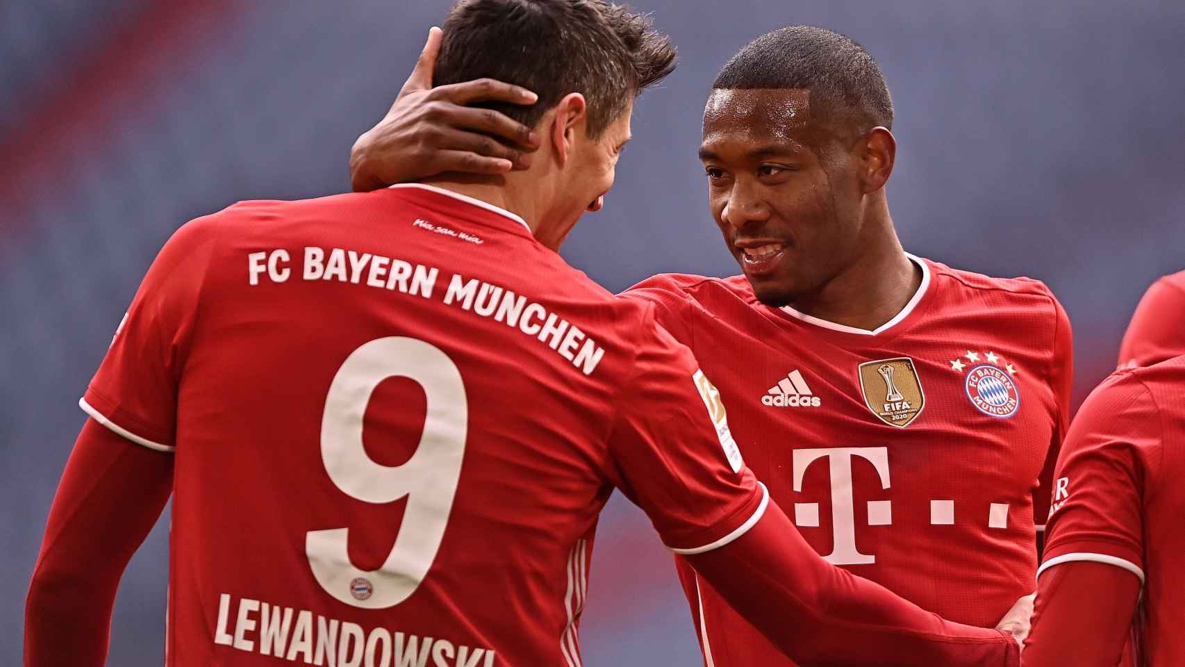 Lewandowski y Alaba, con el Bayern Múnich