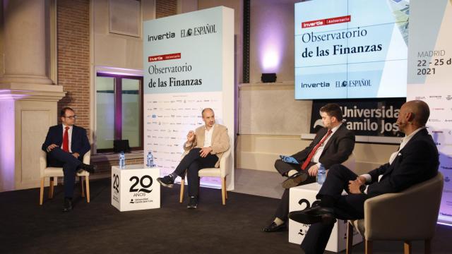 Una imagen de la mesa redonda 'Tendencias de inversión', en la última jornada del Observatorio de las Finanzas.