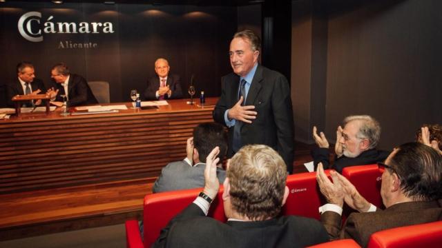 Juan Riera, el presidente de la Cámara de Comercio de Alicante.