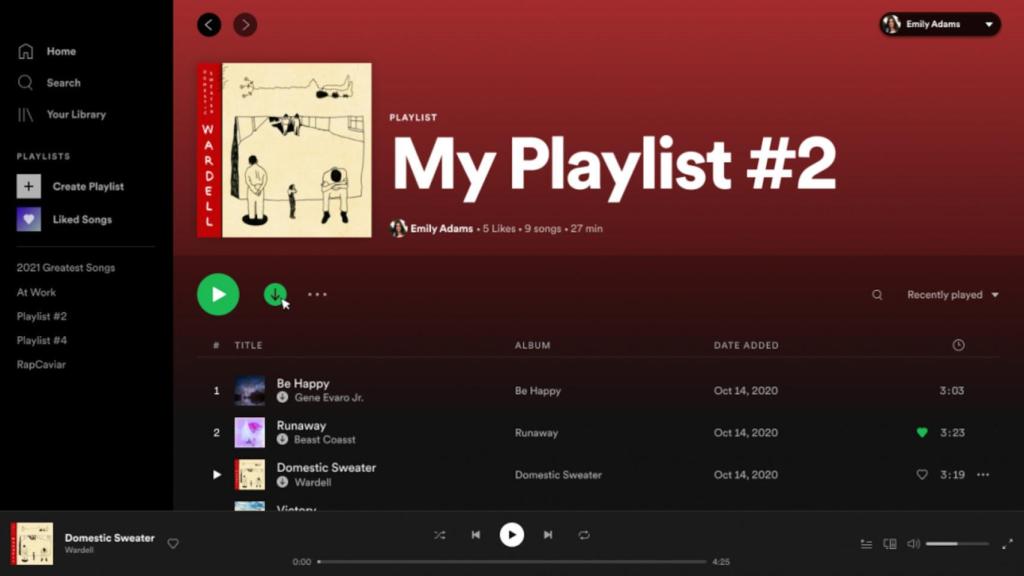 Nueva app de Spotify