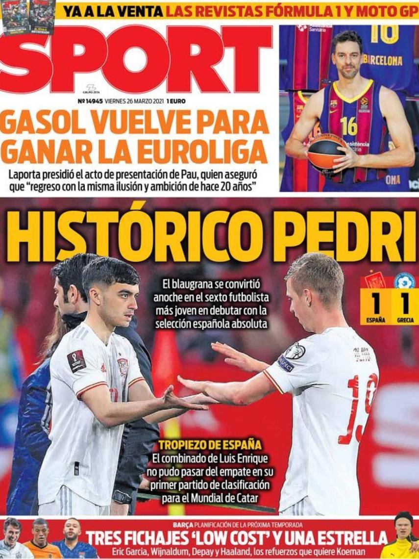 Portada SPORT