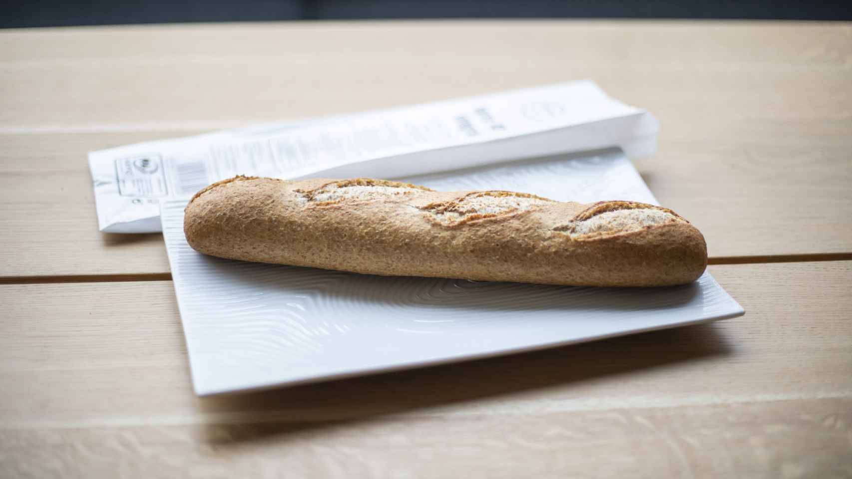 La barra de pan integral de Mercadona.