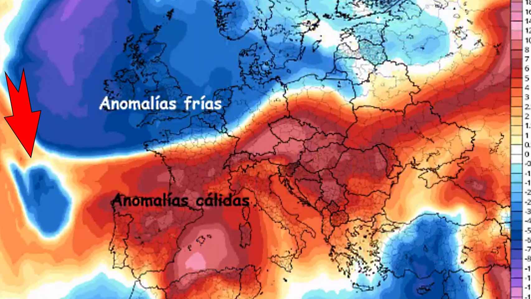 Las anomalías de temperatura y la aproximación de una borrasca para Viernes Santo. RAM Revista del Aficionado a la Meteorología/Meteored