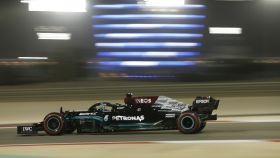 Hamilton en el Gran Premio de Bahrein 2021