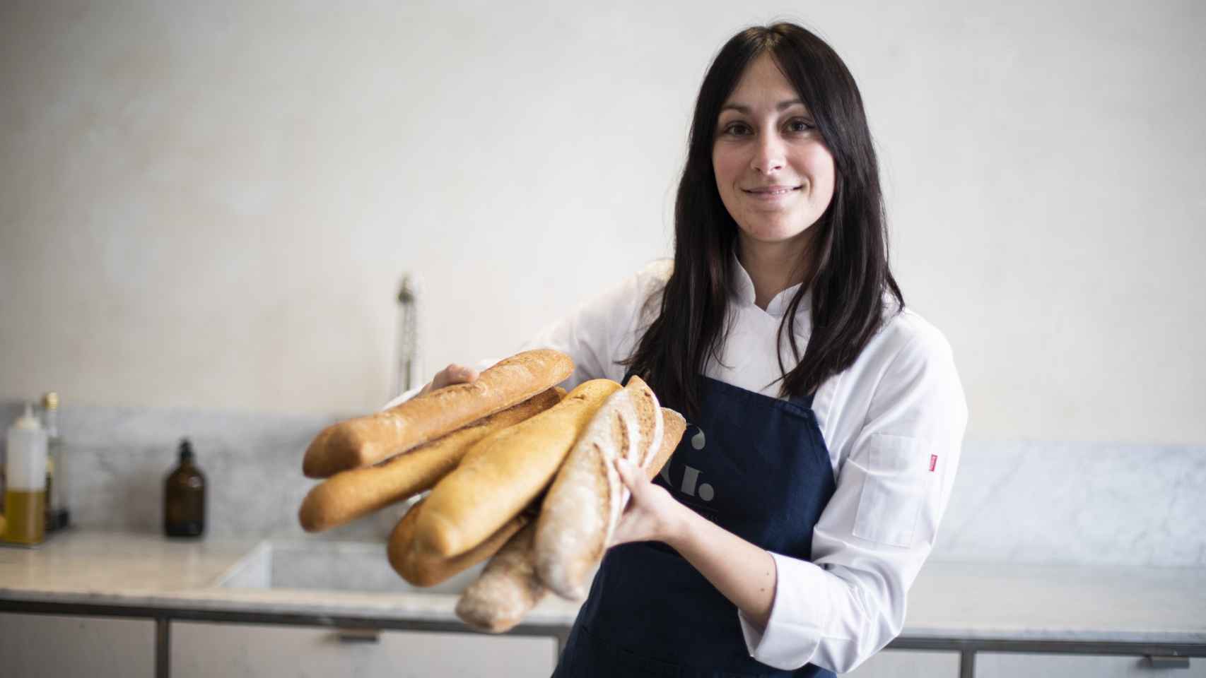Los seis barras de pan integral probadas por Celia Mora-Rey, cocinera y profesora de la escuela El Gusto es nuestro.