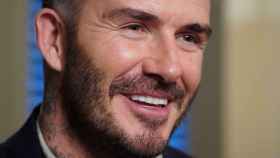 David Beckham sonriendo
