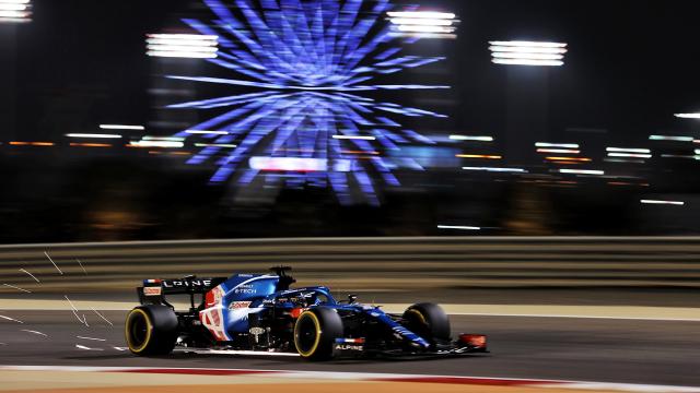 Fernando Alonso en el Gran Premio de Bahrein