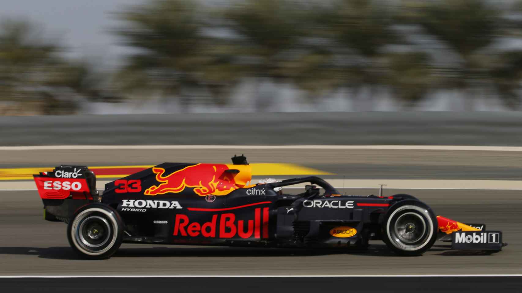 Max Verstappen, en el circuito de Baréin