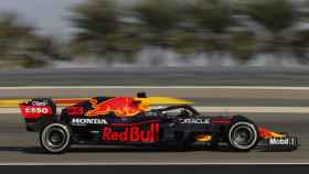 Max Verstappen, en el circuito de Baréin