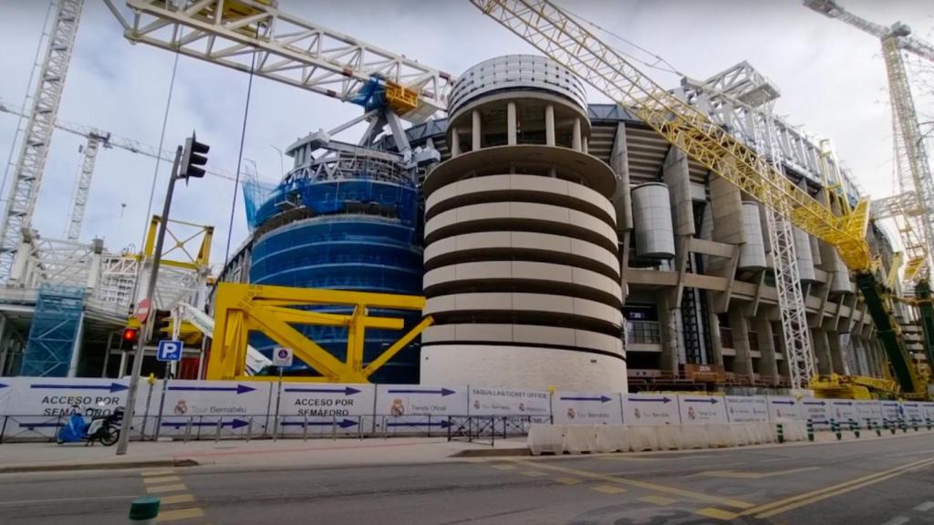 Exterior del Santiago Bernabéu