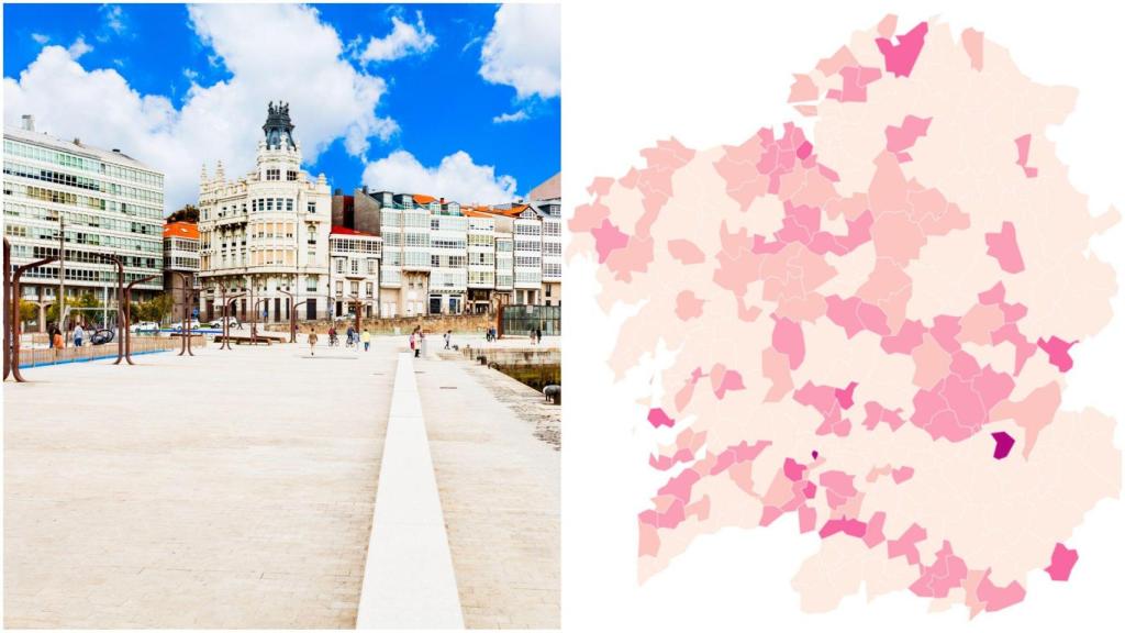 Covid: Las ciudades y pueblos más afectados de Galicia