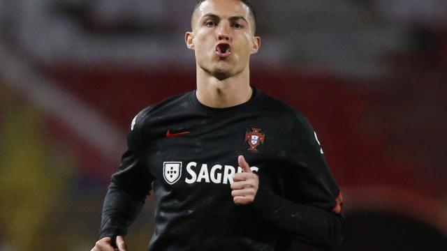 Cristiano Ronaldo, con la selección de Portugal