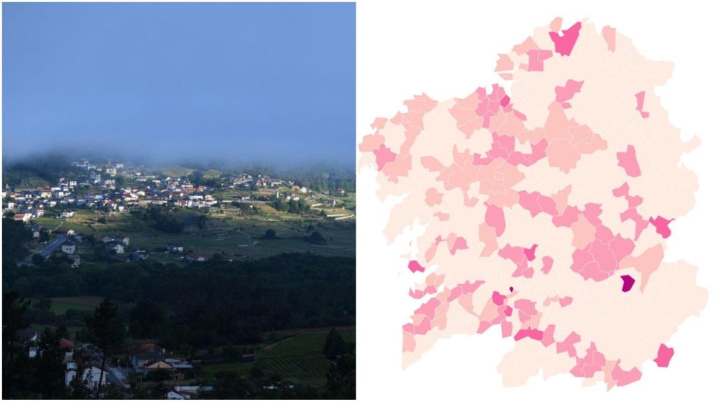 Covid: Los contagios y la incidencia de cada municipio gallego