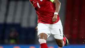 David Alaba, con la selección de Austria