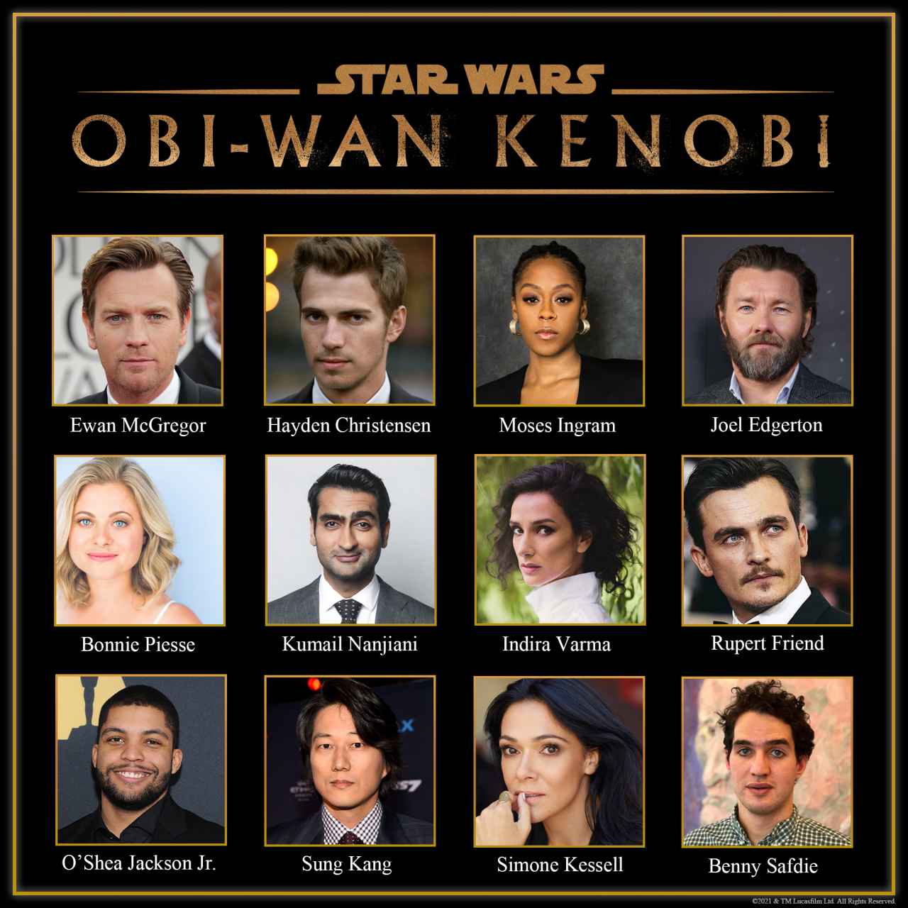 Reparto de 'Obi-Wan Kenobi'.