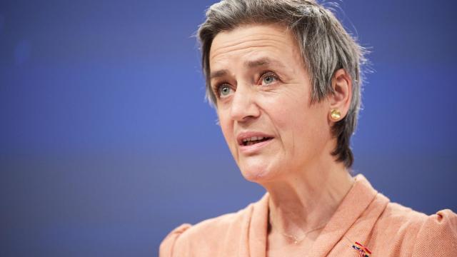 La vicepresidenta de la Comisión y responsable de Competencia, Margrethe Vestager