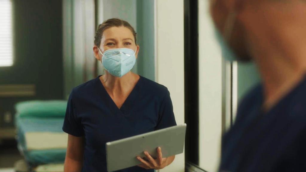 Meredith Grey en el episodio 17x01 de 'Anatomía de Grey'.