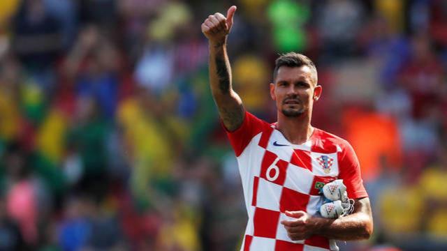 Dejan Lovren con Croacia