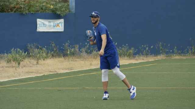 Eduardo Domínguez, jugador de béisbol español con Los Angeles Dodgers