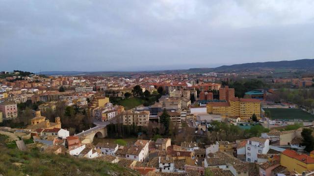 Panorámica del barrio conquense de San Antón