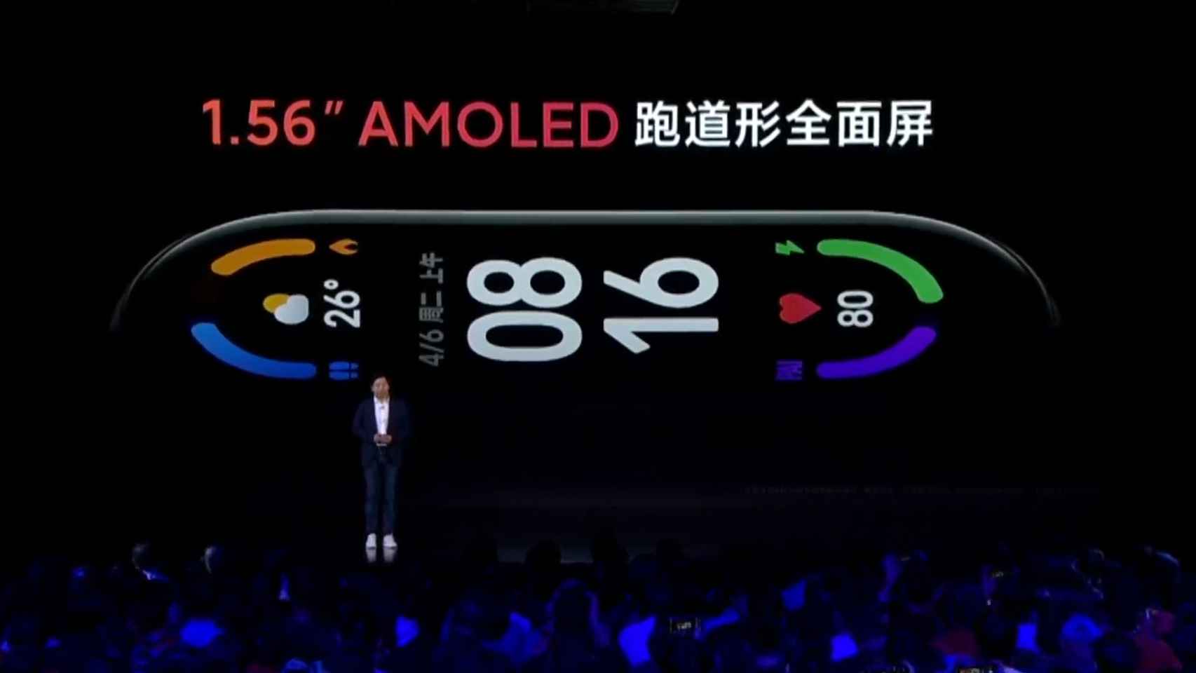 La Xiaomi Mi Band 6 tiene una pantalla más grande.