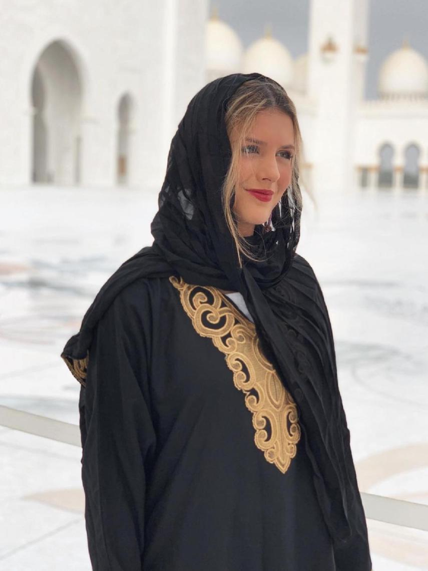 Arianna durante un viaje a Abu Dabi realizado en 2019.