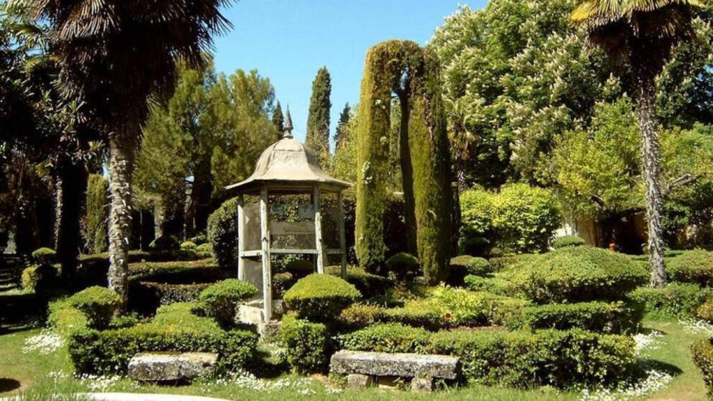 Los jardines de la Real Fábrica de Paños de Brihuega (Fotos: Turismo CLM)