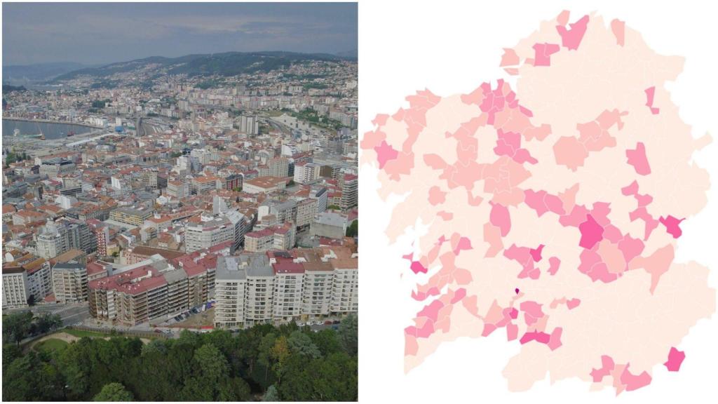 Covid: Las ciudades y pueblos más afectados de Galicia