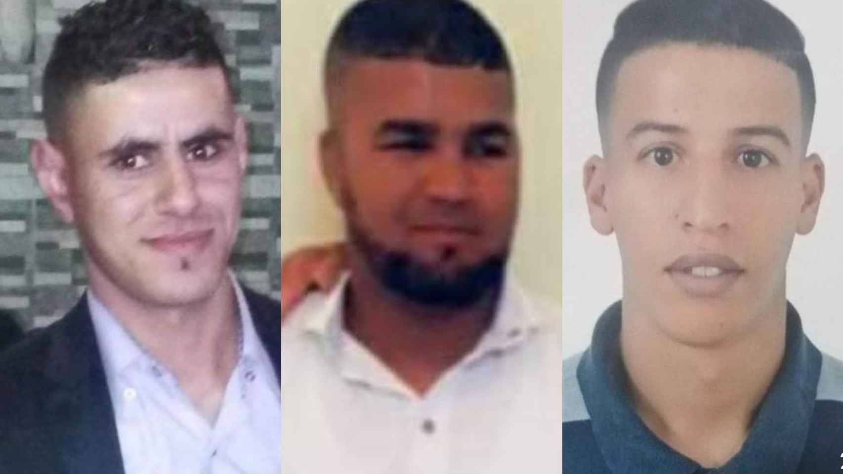 Tres de los argelinos desaparecidos en la patera que se hundió frente a la costa de Mazarrón.