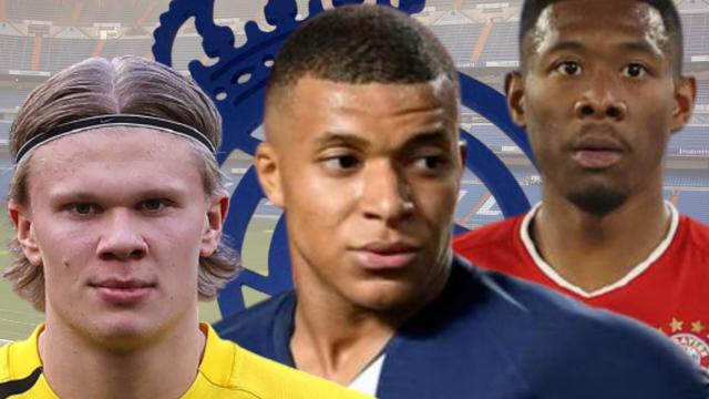 Haaland, Mbappé y Alaba