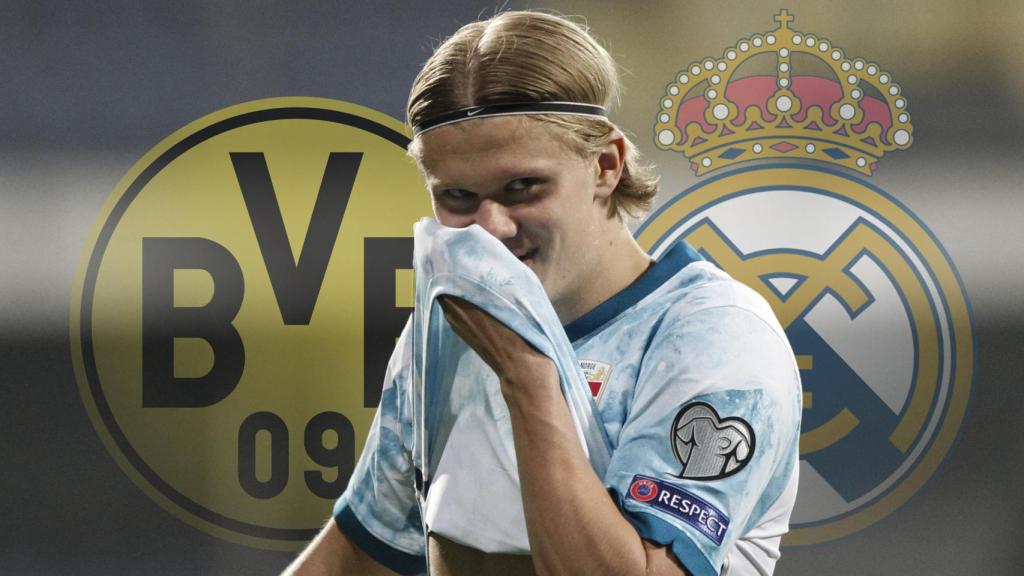 Haaland, entre el Dortmund y el Real Madrid