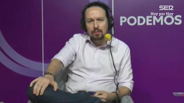 Pablo Iglesias en entrevista a la Cadena Ser.