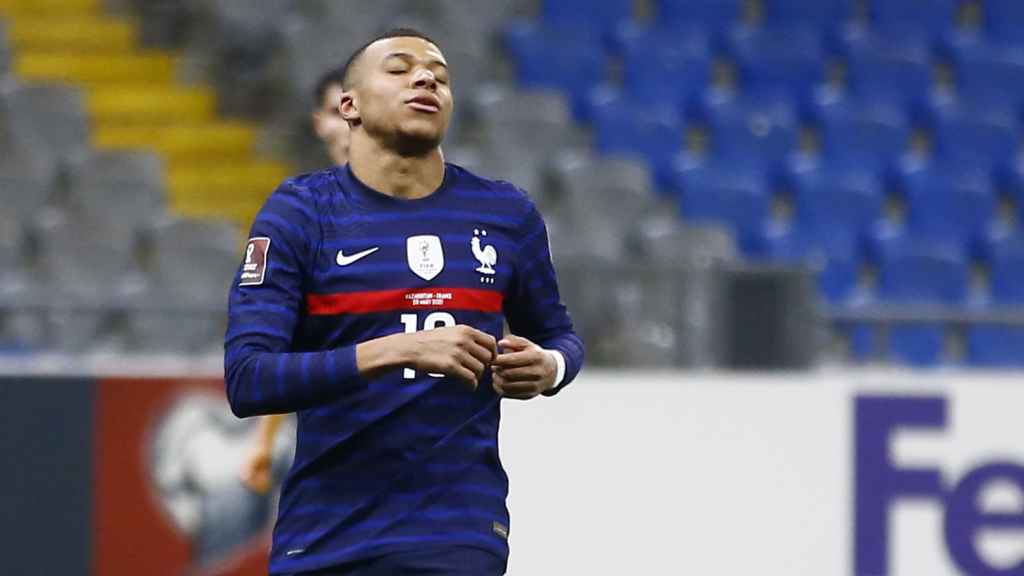 Kylian Mbappé, con la selección de Francia