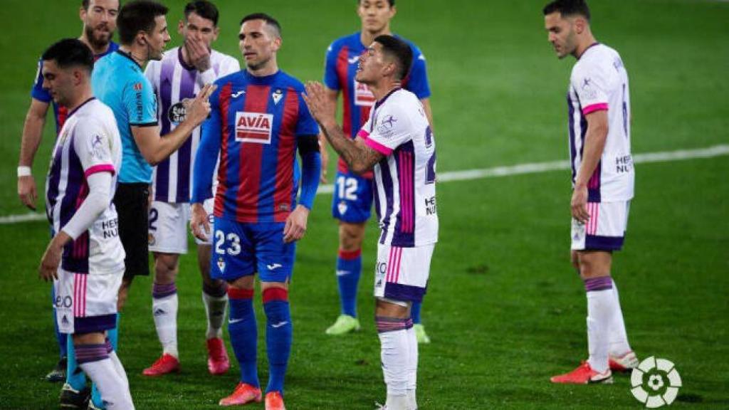 Díaz de Mera Escuderos en un partido de esta temporada. Foto: Laliga.es