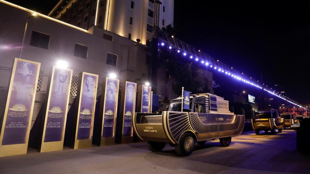 El desfile en El Cairo.