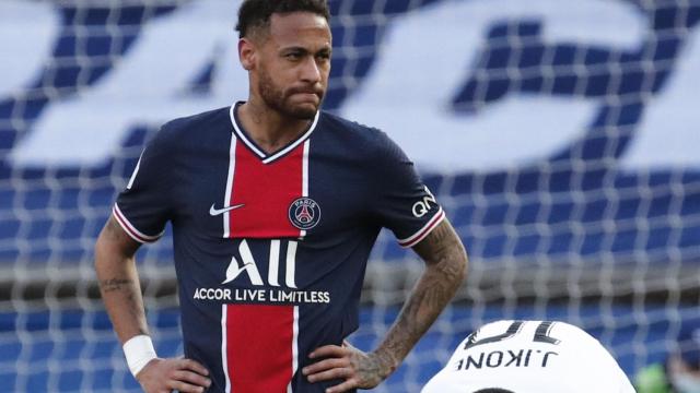 Neymar Júnior, durante el partido ante el Lille