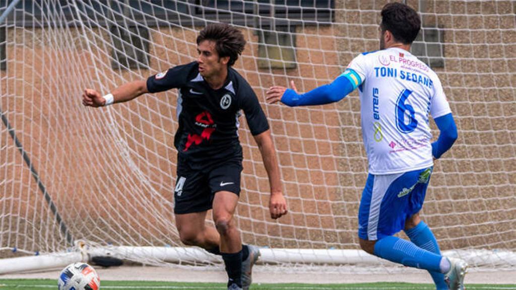 Imagen del amistoso del Villarrubia ante el Rayo Majadahonda (Rayo Majadahonda)