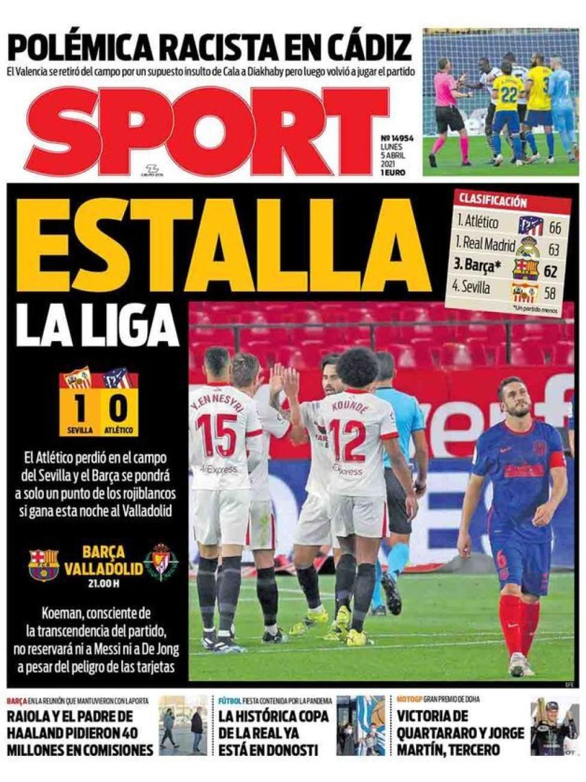 Portada SPORT