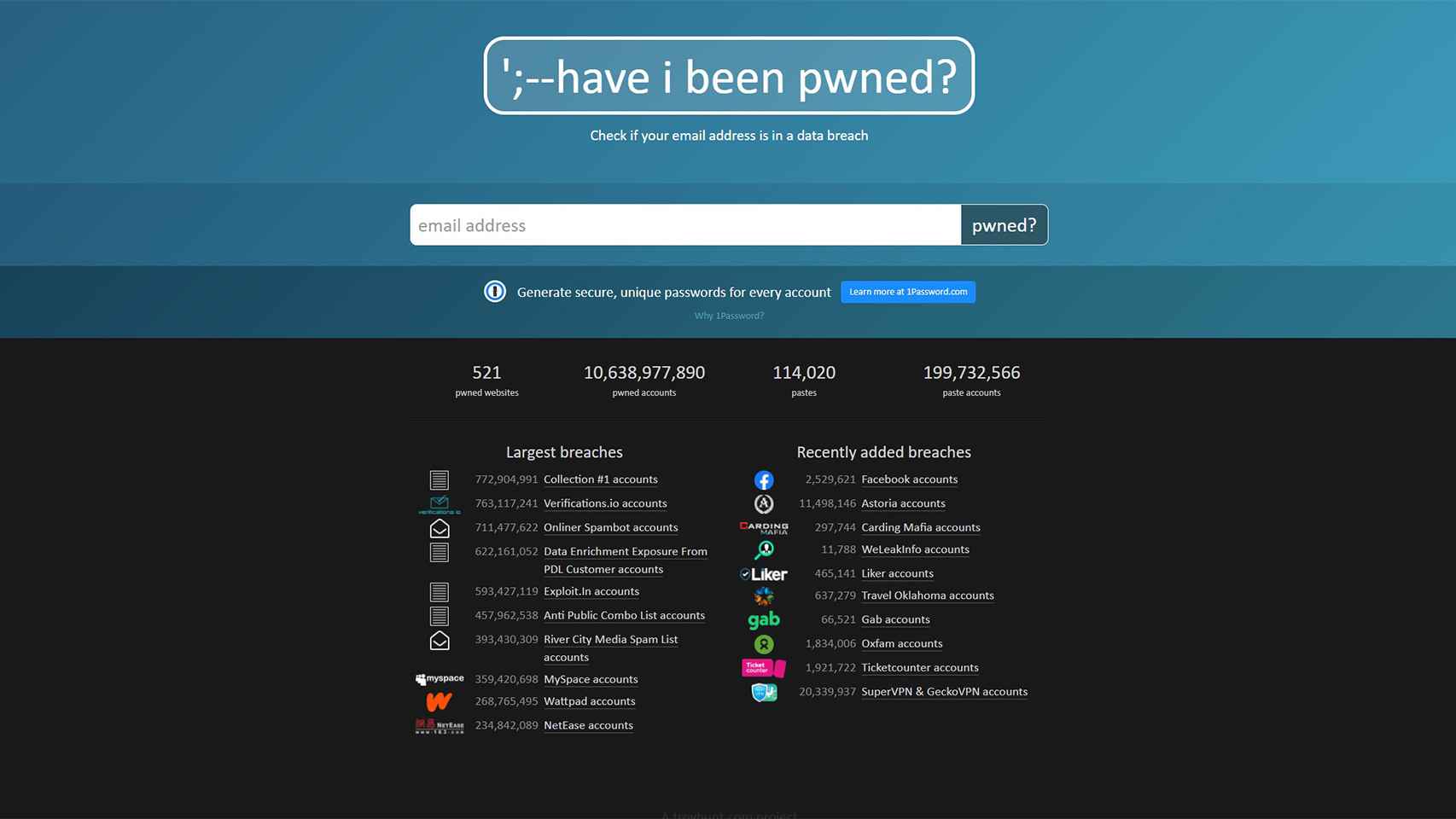 Have i been pwned.